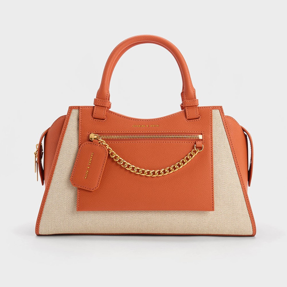 TÚI XÁCH CHARLES AND KEITH AVIS TRAPEZE TOTE BAG CK2-30671492 7