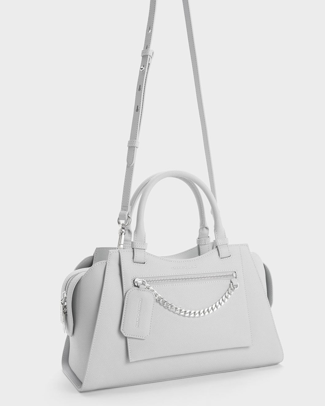 TÚI XÁCH CHARLES AND KEITH AVIS TRAPEZE TOTE BAG CK2-30671492 14
