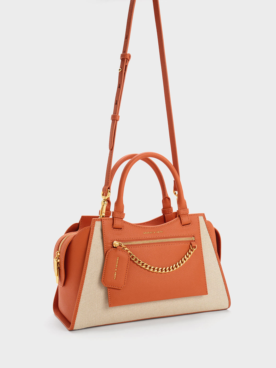 TÚI XÁCH CHARLES AND KEITH AVIS TRAPEZE TOTE BAG CK2-30671492 19
