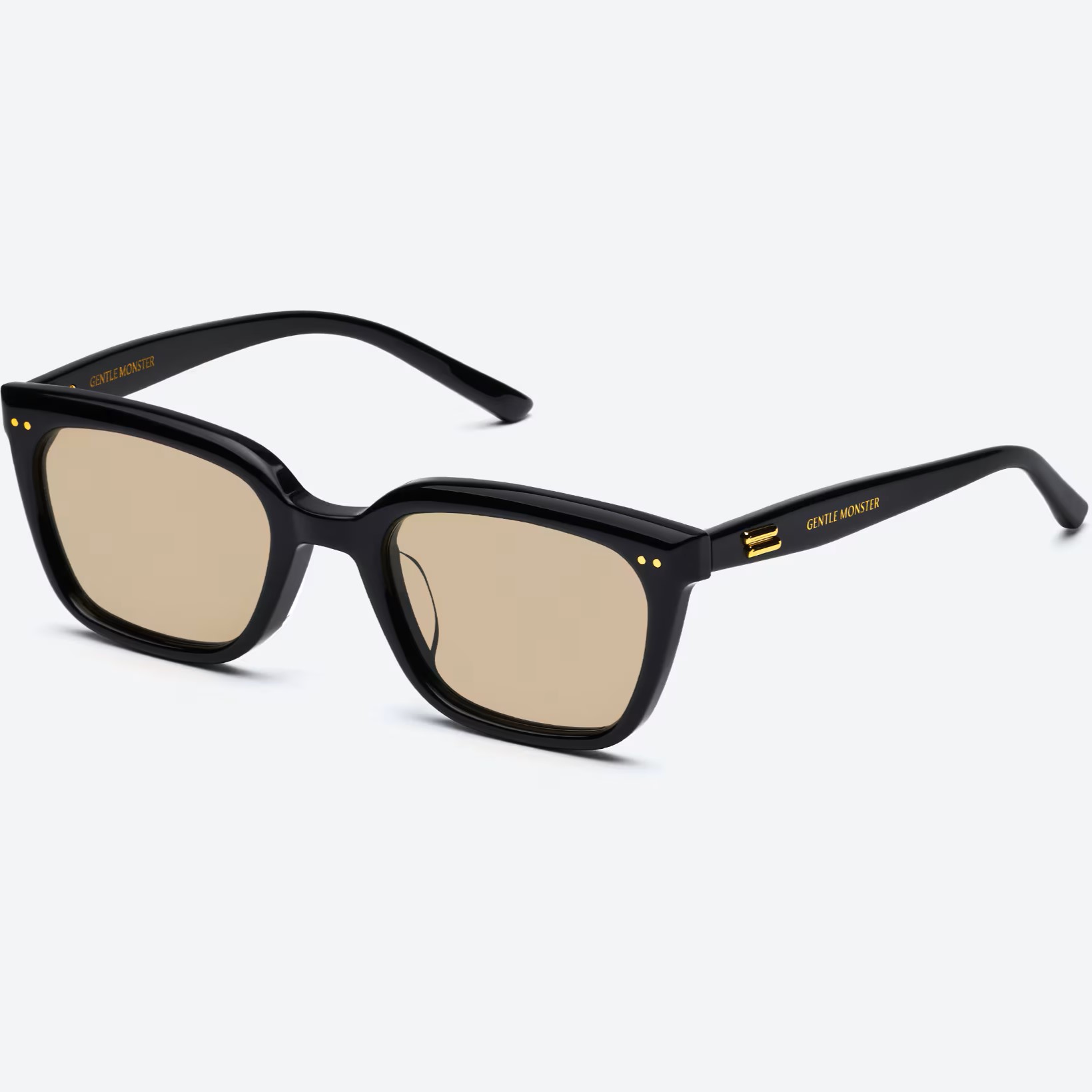 Mắt Kính Gentle Monster Breezebe 01(BR) Brown Lenses Black Acetate Frame 8