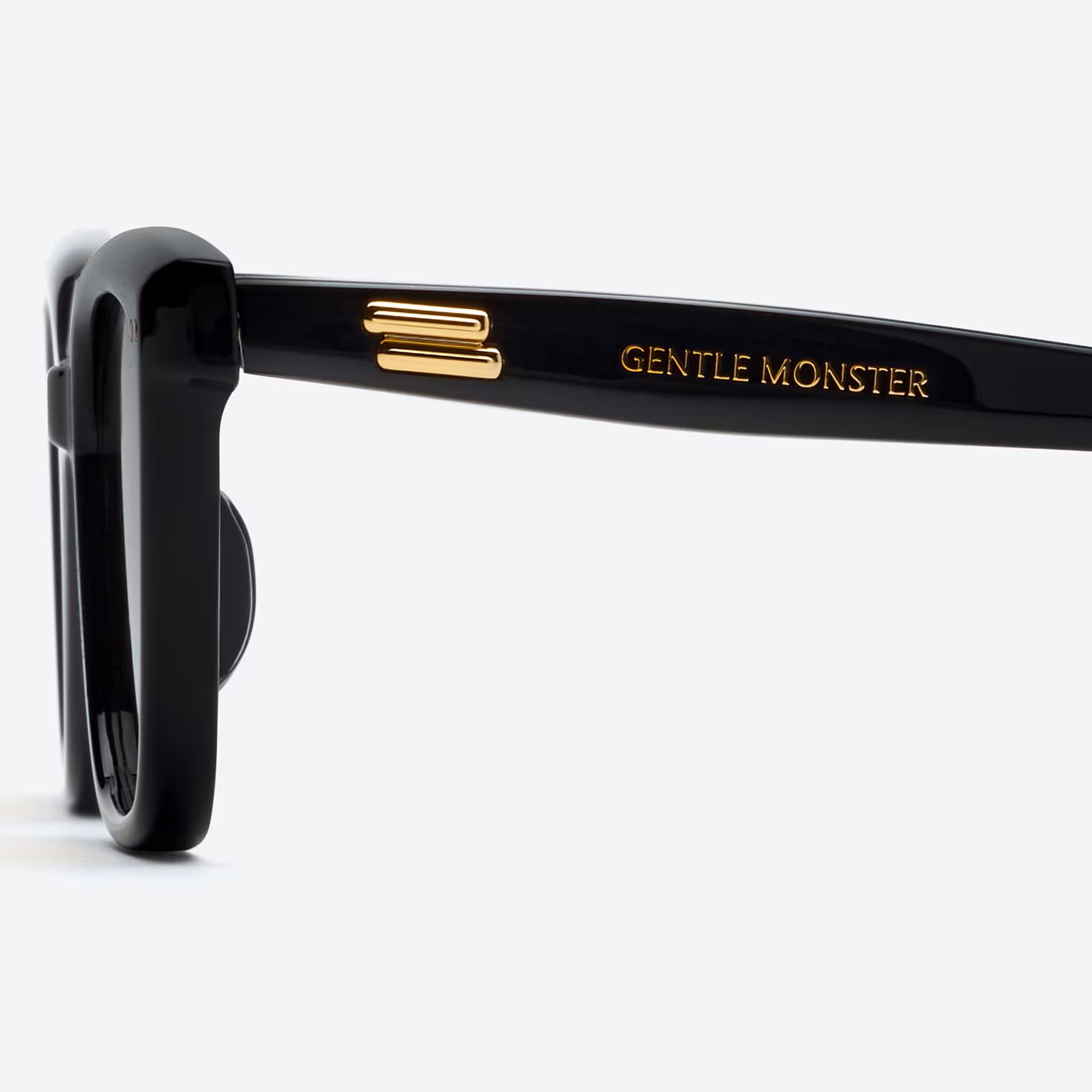 Mắt Kính Gentle Monster Breezebe 01(BR) Brown Lenses Black Acetate Frame 1