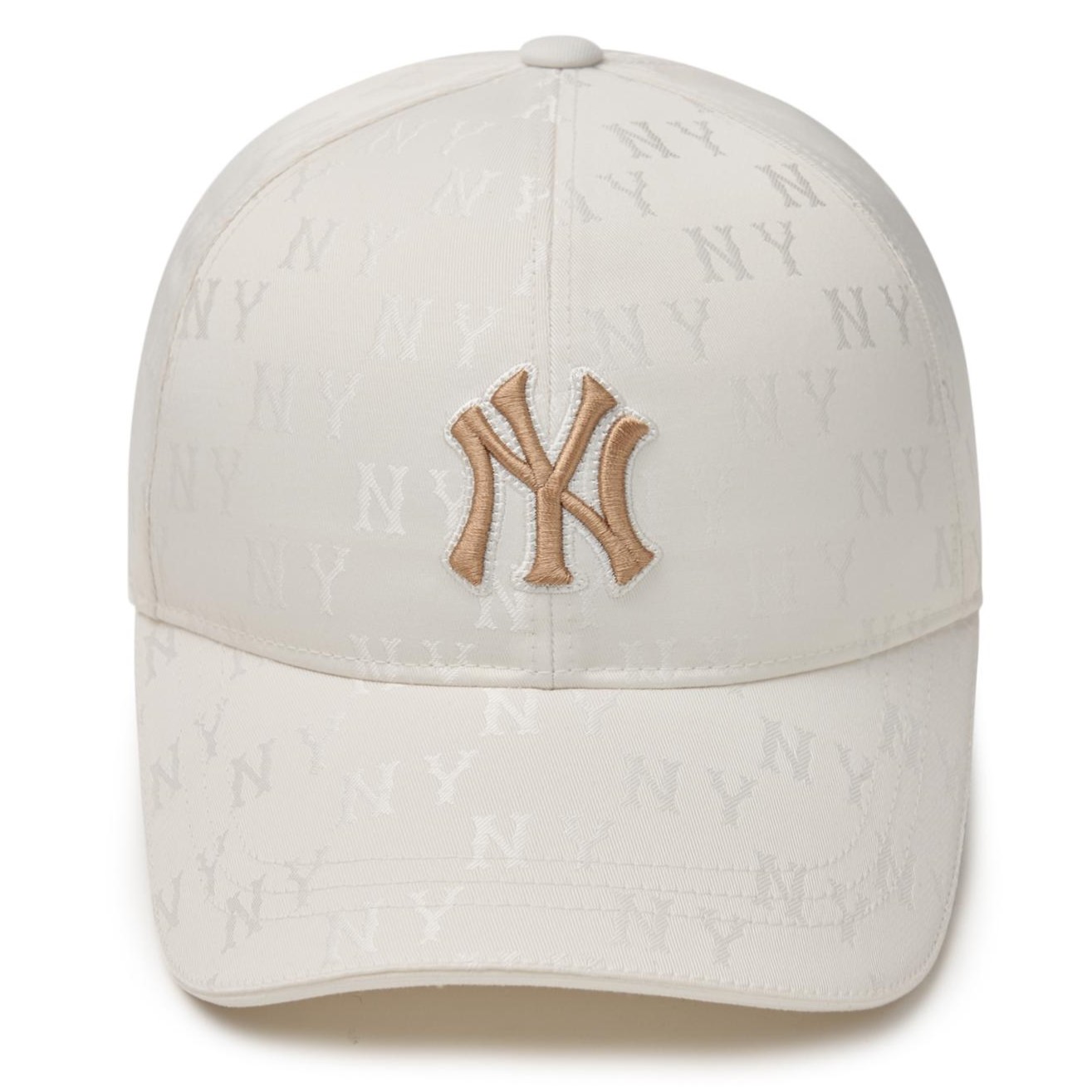 NÓN MLB CLASSIC MONOGRAM STRUCTURED BALL CAP NEW YORK YANKEES BEIGE 3ACPM014N-50CRS 1