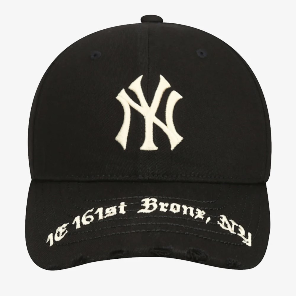 NÓN NY MLB GOTHIC ADDRESS STRUCTURE BALL CAP NEW YORK YANKEES BLACK 32CPKP111-50L 5