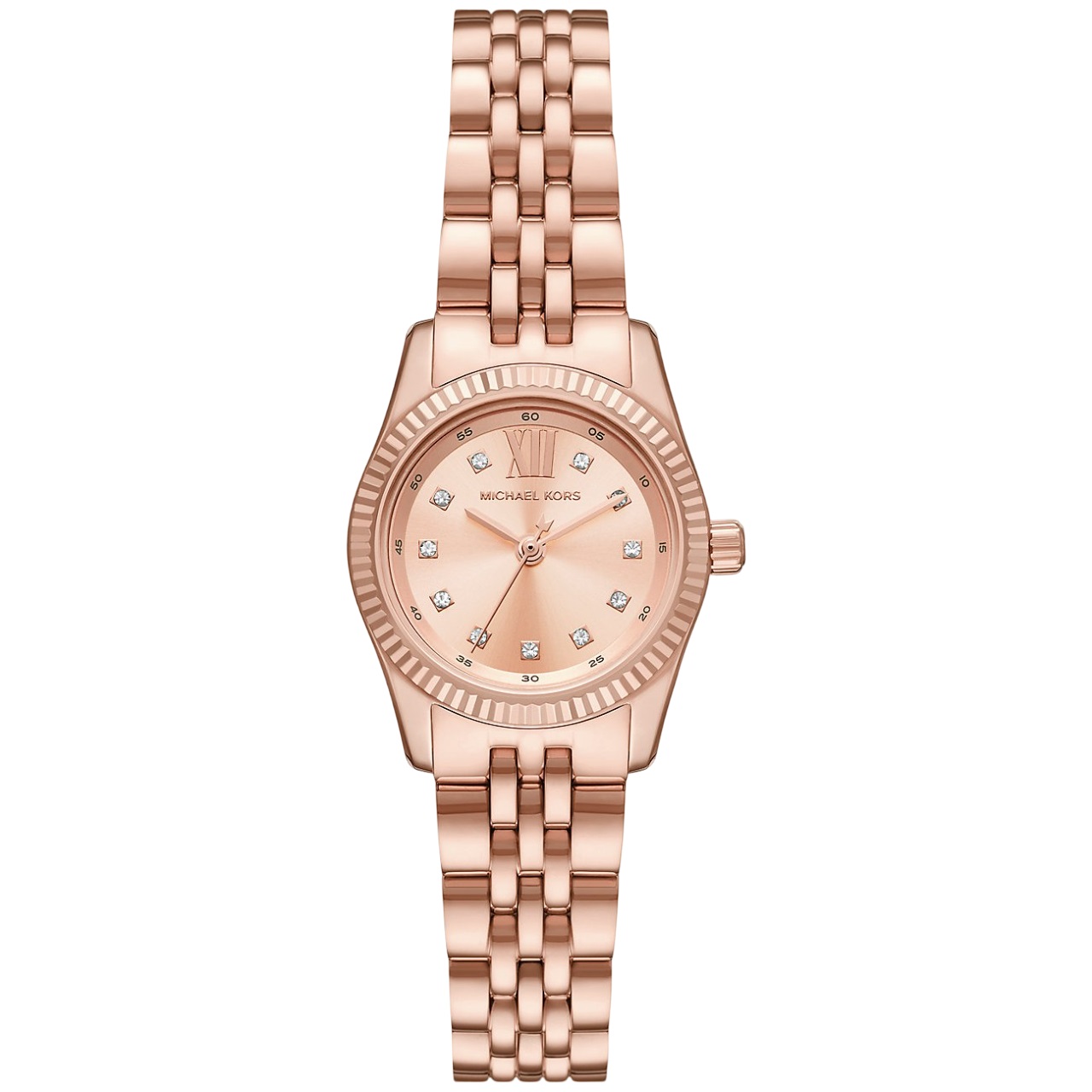 Đồng hồ MK nữ Michael Kors Petite Lexington Rose Gold-tone Pavé Watch MK4739 2