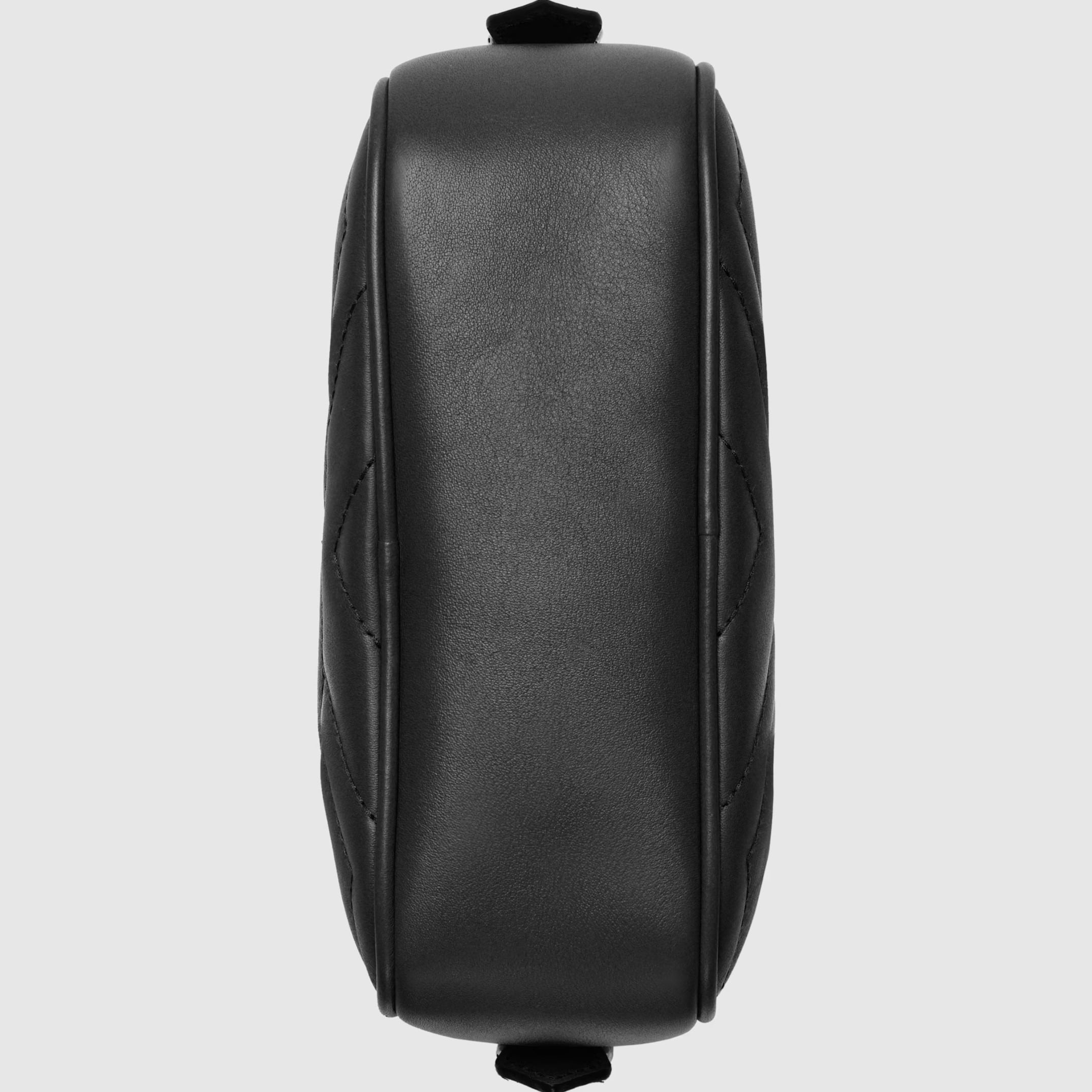 Túi Gucci Marmont Mini Shoulder Bag Black Matelassé Chevron Leather With GG On The Back 10