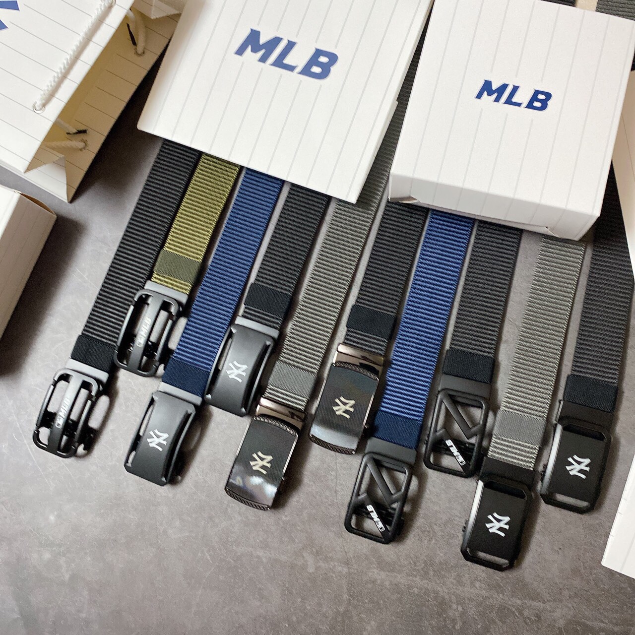 THẮT LƯNG NAM VẢI DÙ MLB 9