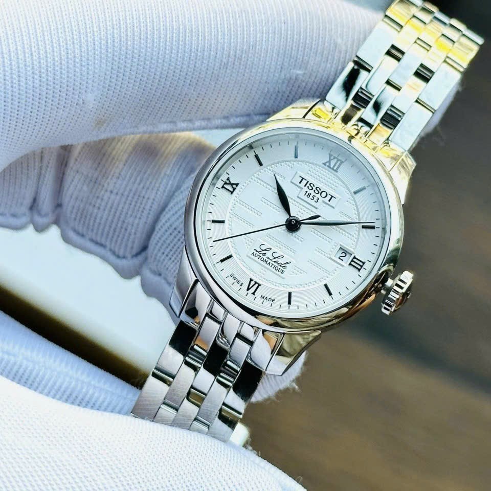 ĐỒNG HỒ NỮ TISSOT LE LOCLE AUTOMATIC DOUBLE HAPPINESS LADY WATCH T41.1.183.35 4
