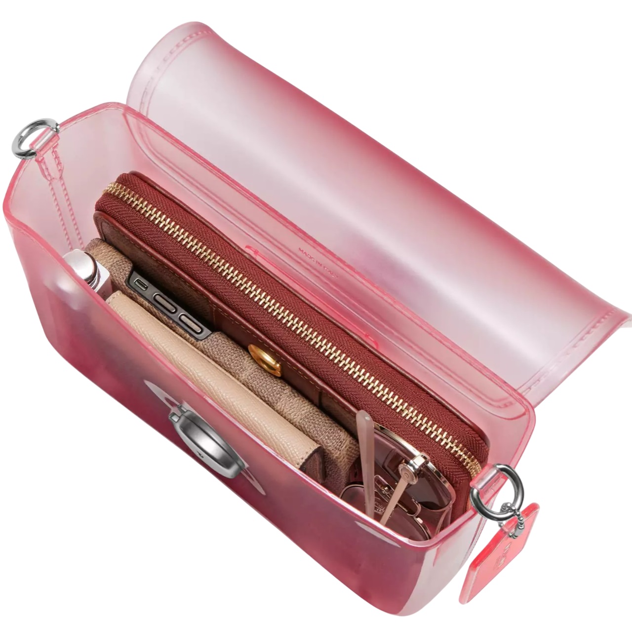 Túi Coach nữ Jelly Tabby Silver Flower Pink CH748 6