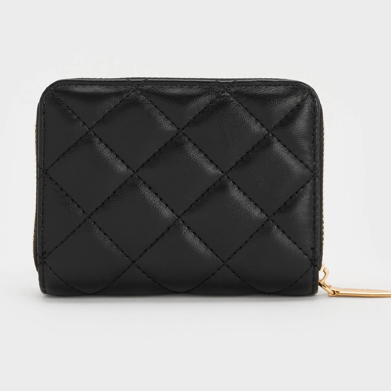 Ví ngắn gập Charles Keith Alva Quilted Zip Around Wallet CK6-10770678 2