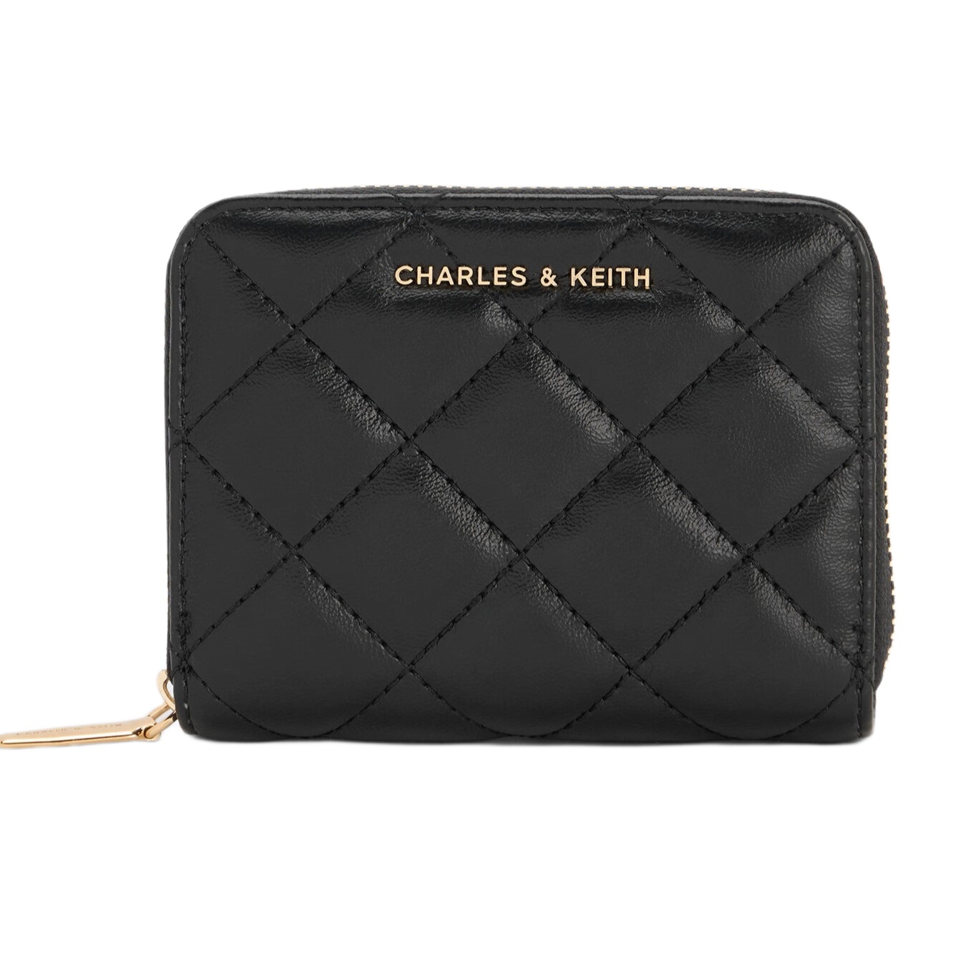 Ví ngắn gập Charles Keith Alva Quilted Zip Around Wallet CK6-10770678 3