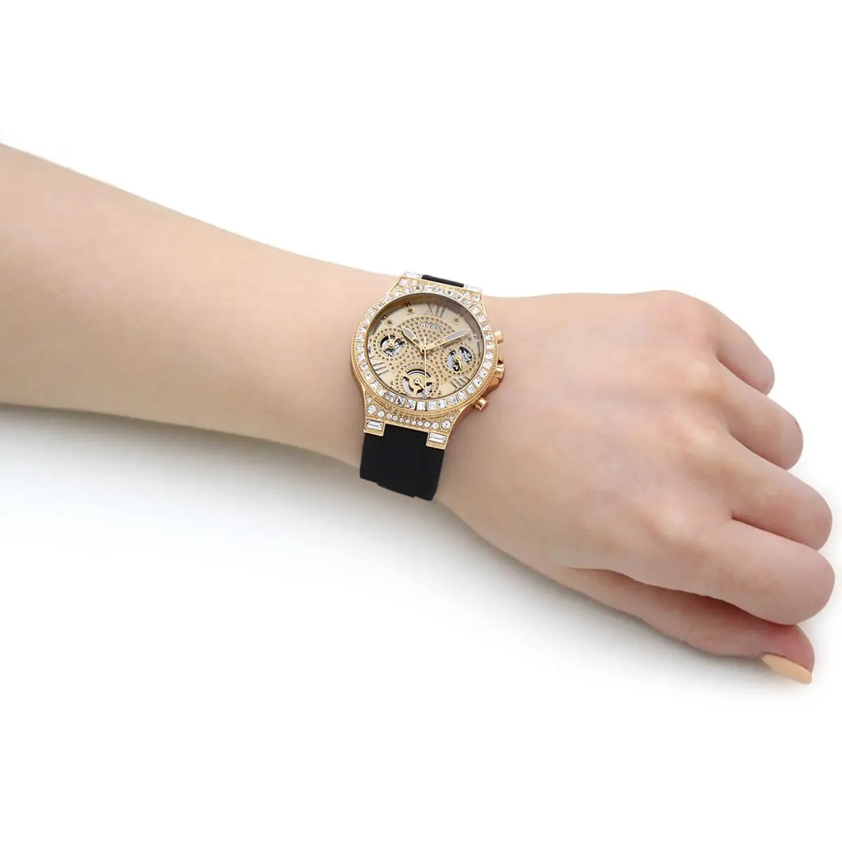 Đồng hồ nữ Guess Moonlight Black Tone Watch GW0257L1 7