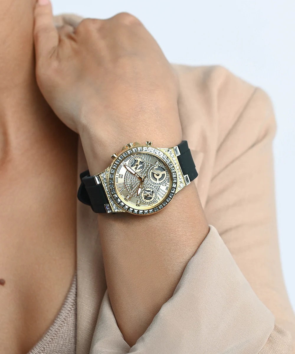 Đồng hồ nữ Guess Moonlight Black Tone Watch GW0257L1 15