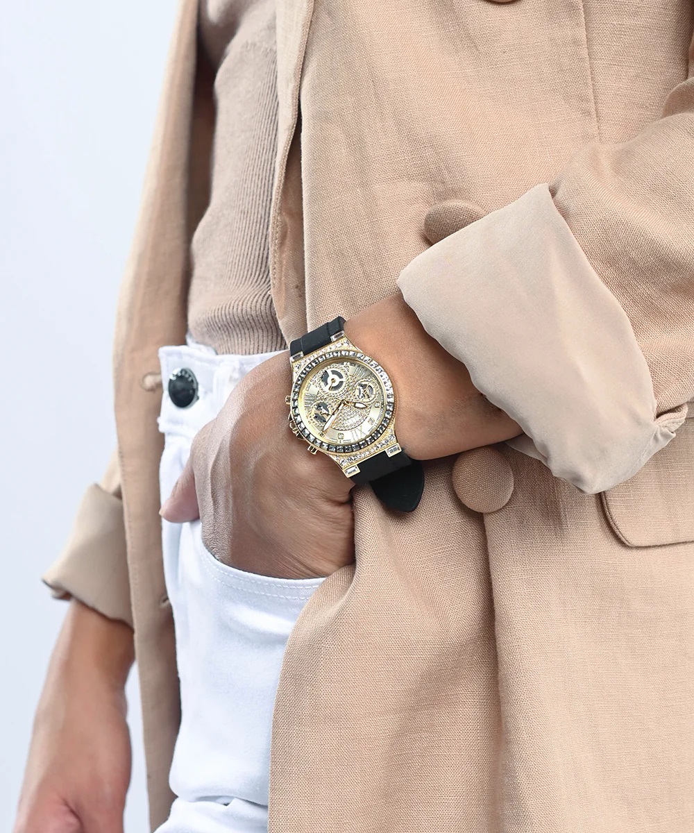 Đồng hồ nữ Guess Moonlight Black Tone Watch GW0257L1 16