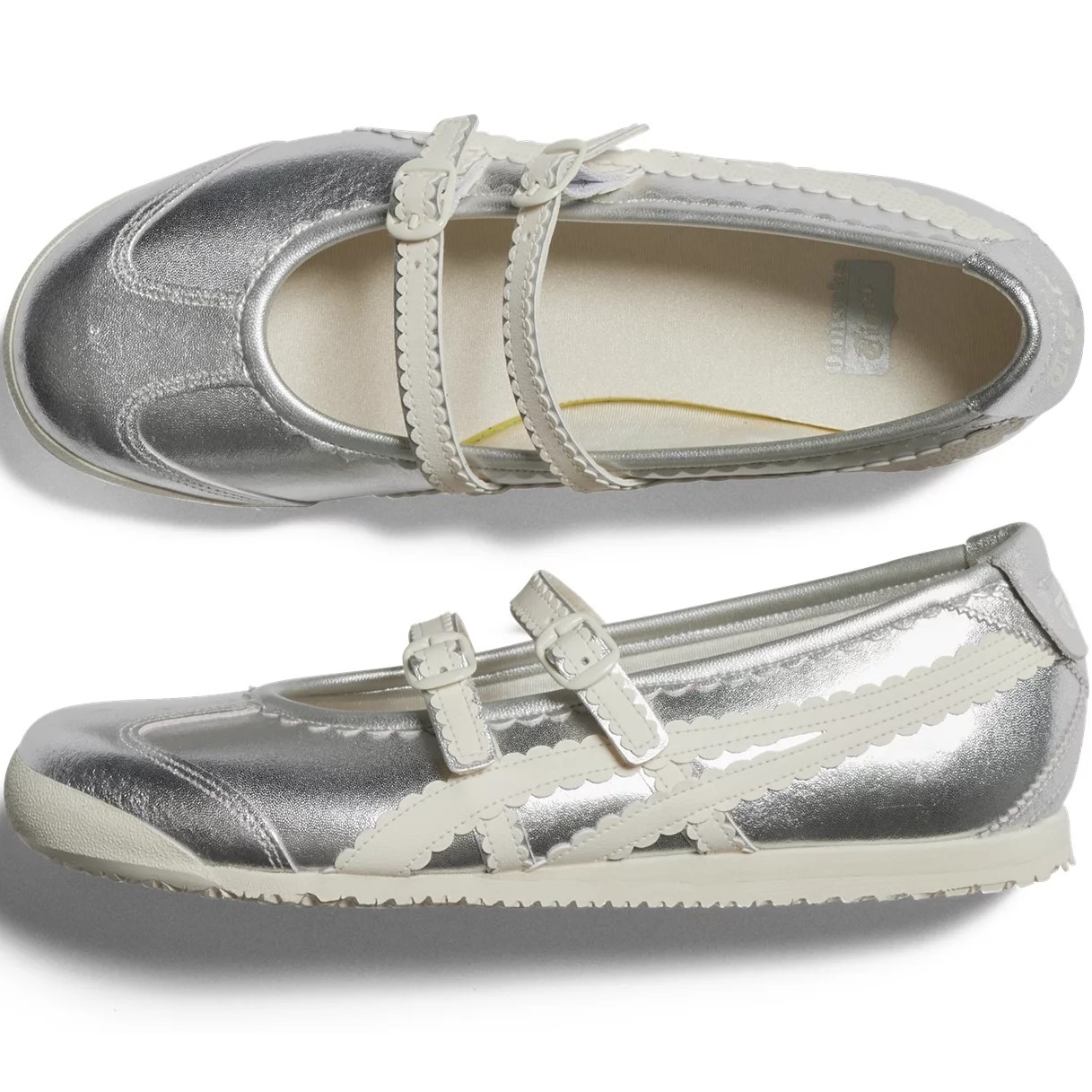 Giày nữ Onitsuka Tiger Mexico 66 TGRS Silver Cream 1182A660-020 11