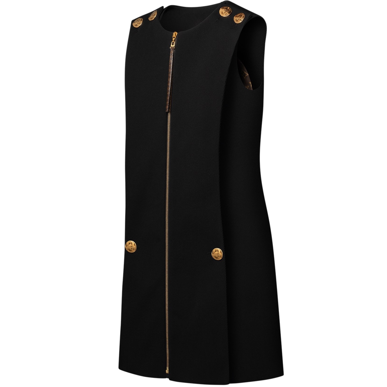 Đầm LV Louis Vuitton Button Detail Apron Dress 5