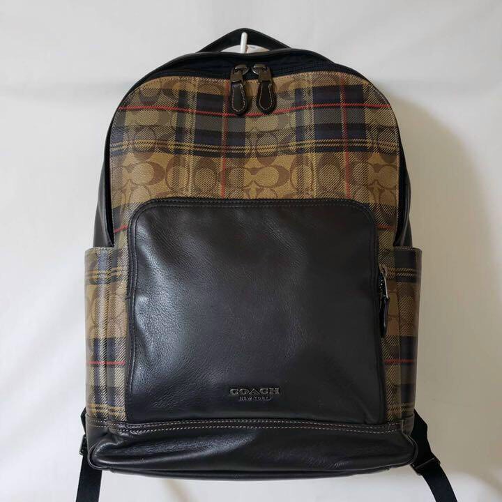 BALO NAM GRAHAM BACKPACK IN SIDNATURE CANVAS WITH PLAID PRINT 2