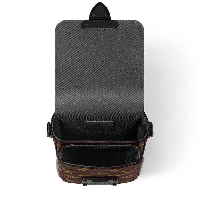 S-Lock Vertical Wearable Wallet Monogram Macassar - Bags