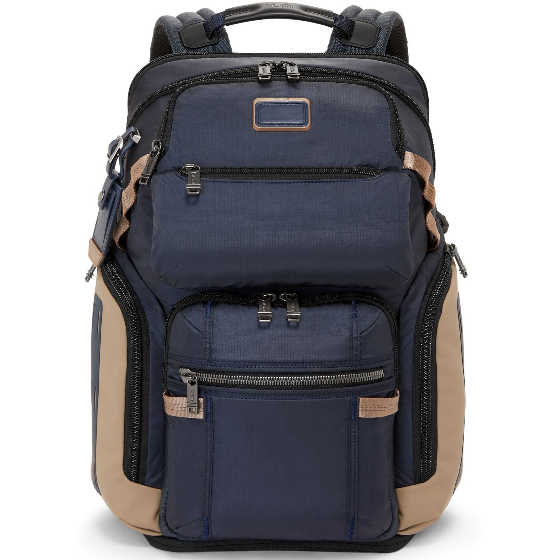 Balo Tumi Nam Alpha Bravo Nomadic Midnight Navy Khaki Nylon Backpack 2