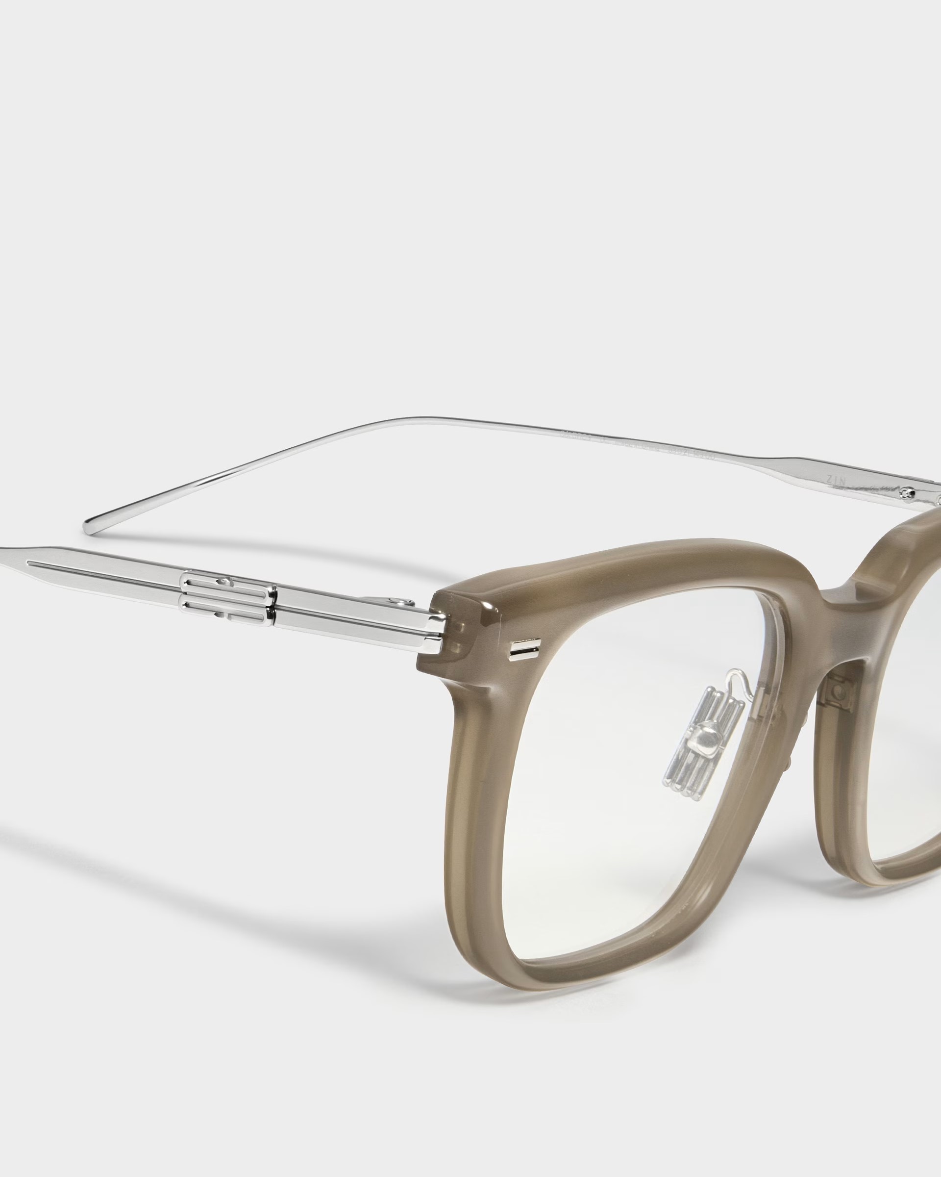 Mắt kính GM gọng cận Gentle Monster Zin BRC9 Clear Lenses Translucent Brown Acetate Frame 8