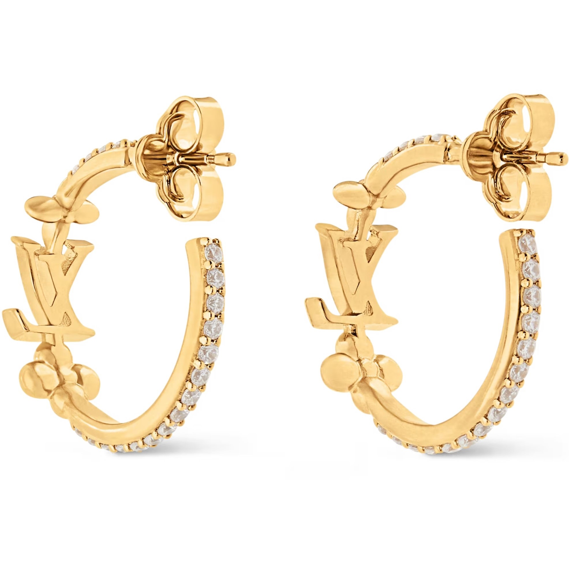 Hoa tai LV Iconic Earrings LV Initials and Monogram Flower Signatures 1