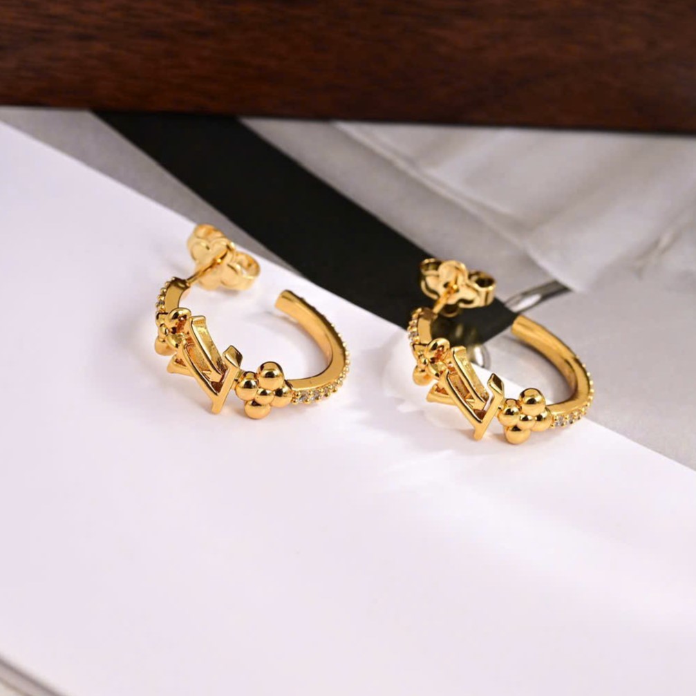 Hoa tai LV Iconic Earrings LV Initials and Monogram Flower Signatures 9