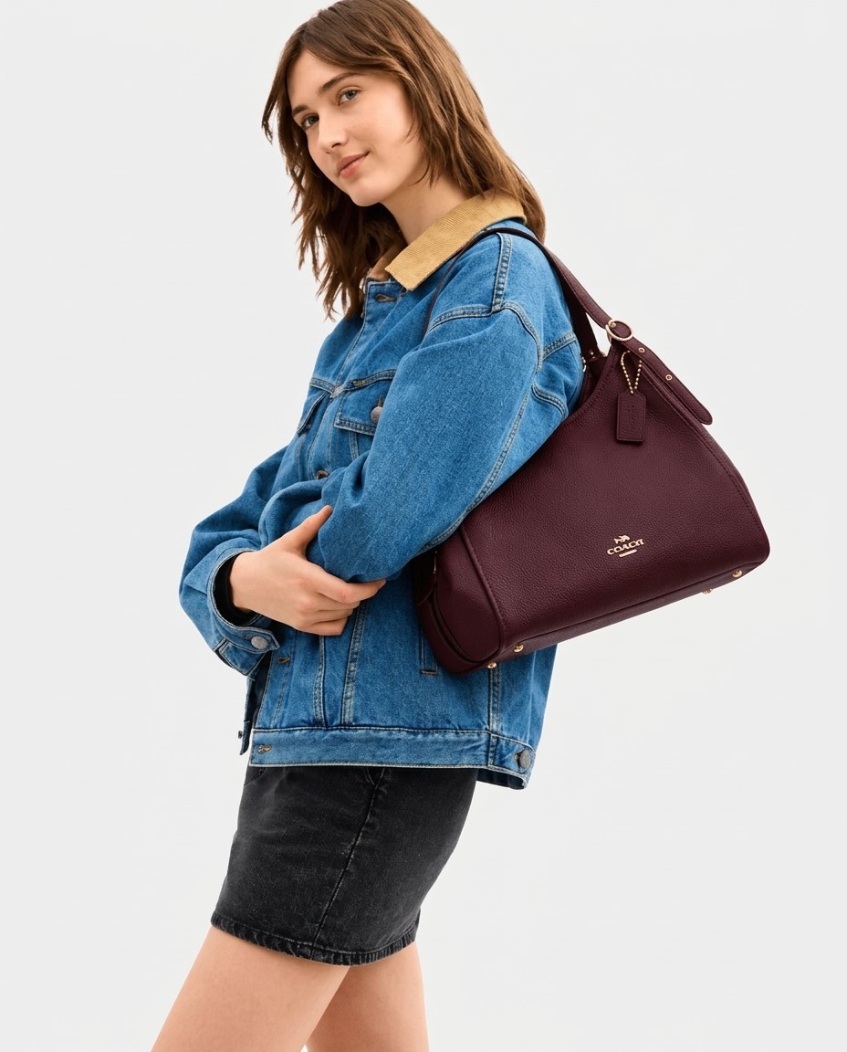 Túi đeo vai Coach Erin Shoulder Bag Maple CAQ86 5