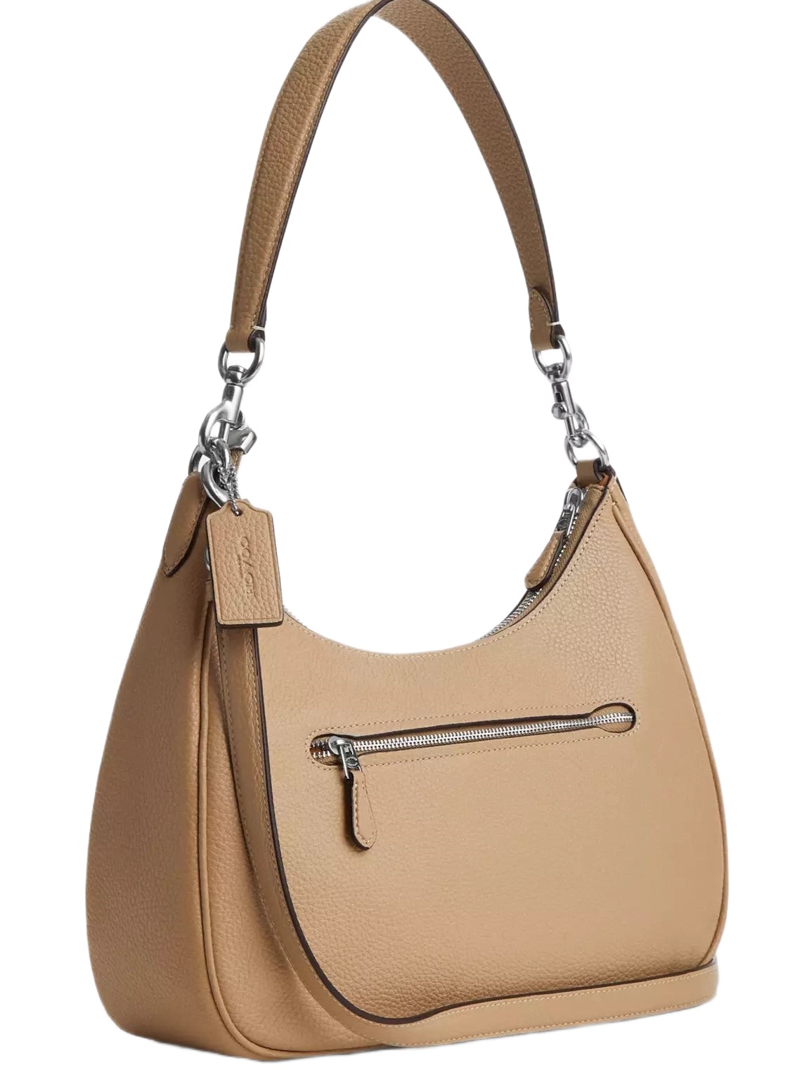 Túi kẹp nách Coach Teri Hobo Sandy Beige CJ517 1
