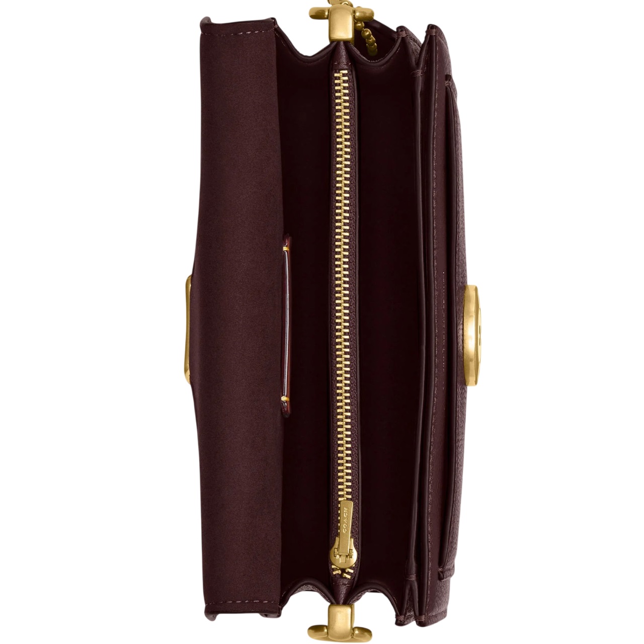 Túi Coach Polished Pebble Leather Tabby Shoulder Bag 20 Refresh Burgundy CY201 3