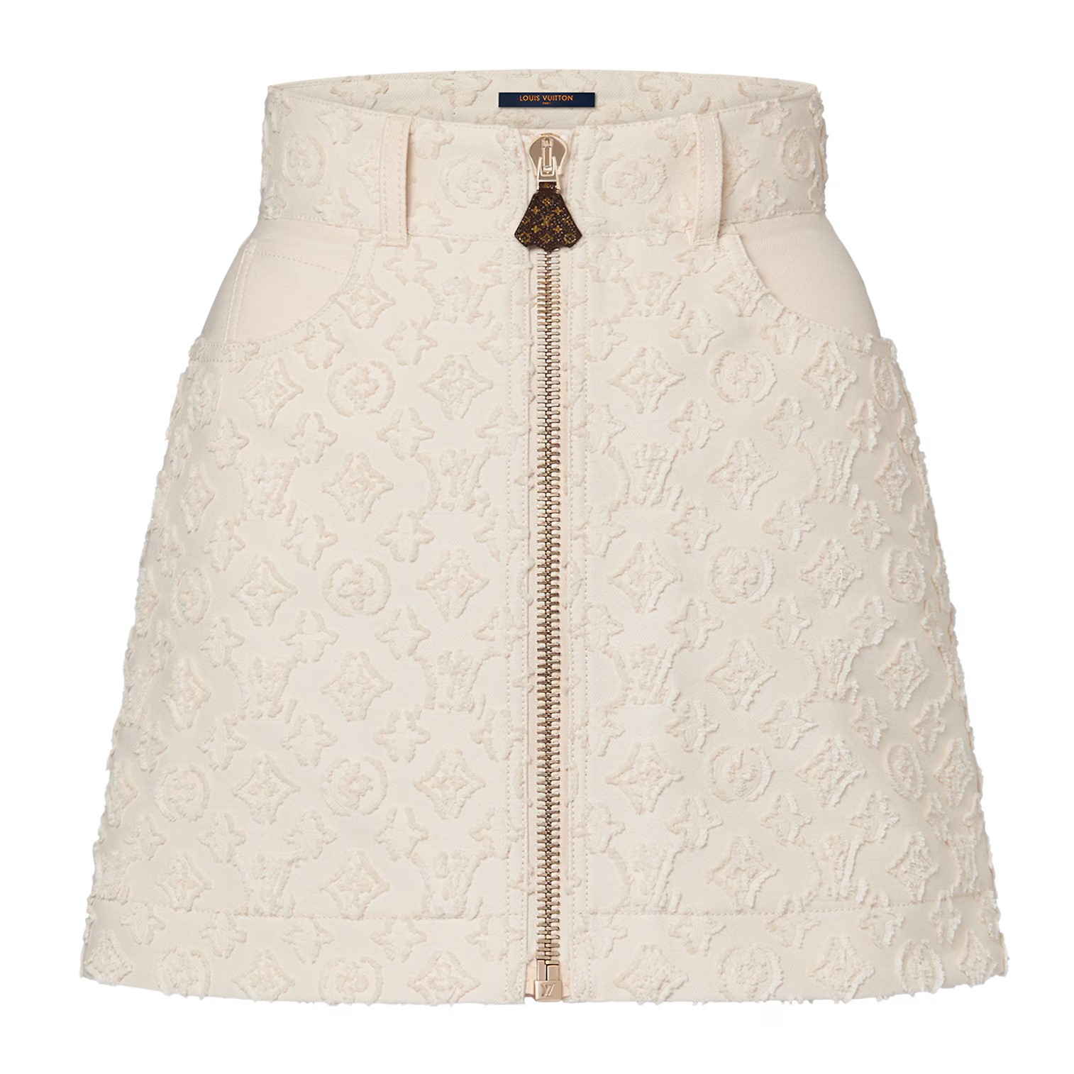 Váy LV Louis Vuitton Monogram Fil Coupé Mini Skirt 1AFUQ1 4