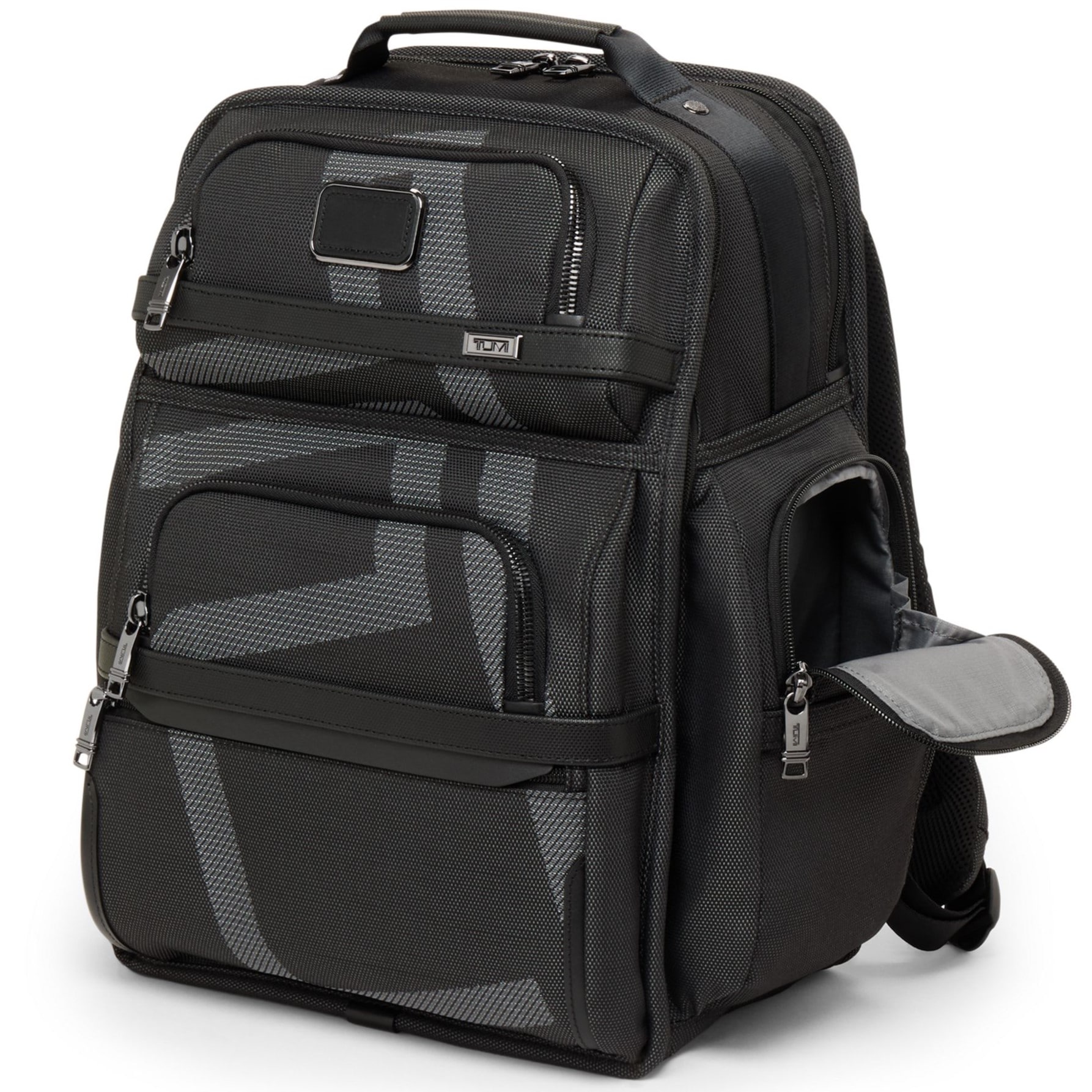 Balo Tumi Alpha Brief Pack Backpack Black Reflective T-Jacquard 152417A516 3