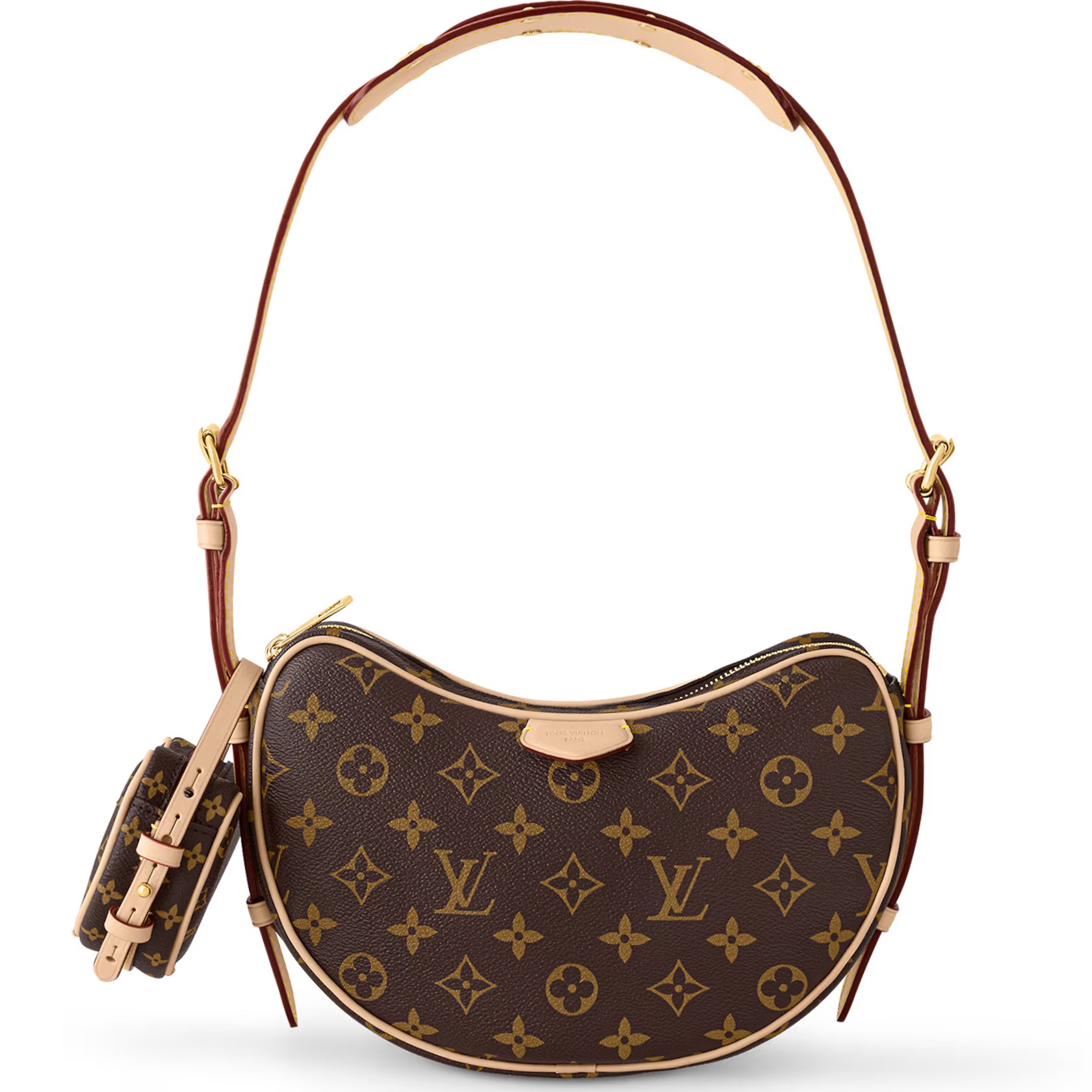 Túi xách nữ Louis Vuitton LV Croissant MM Monogram Coated Canvas 5