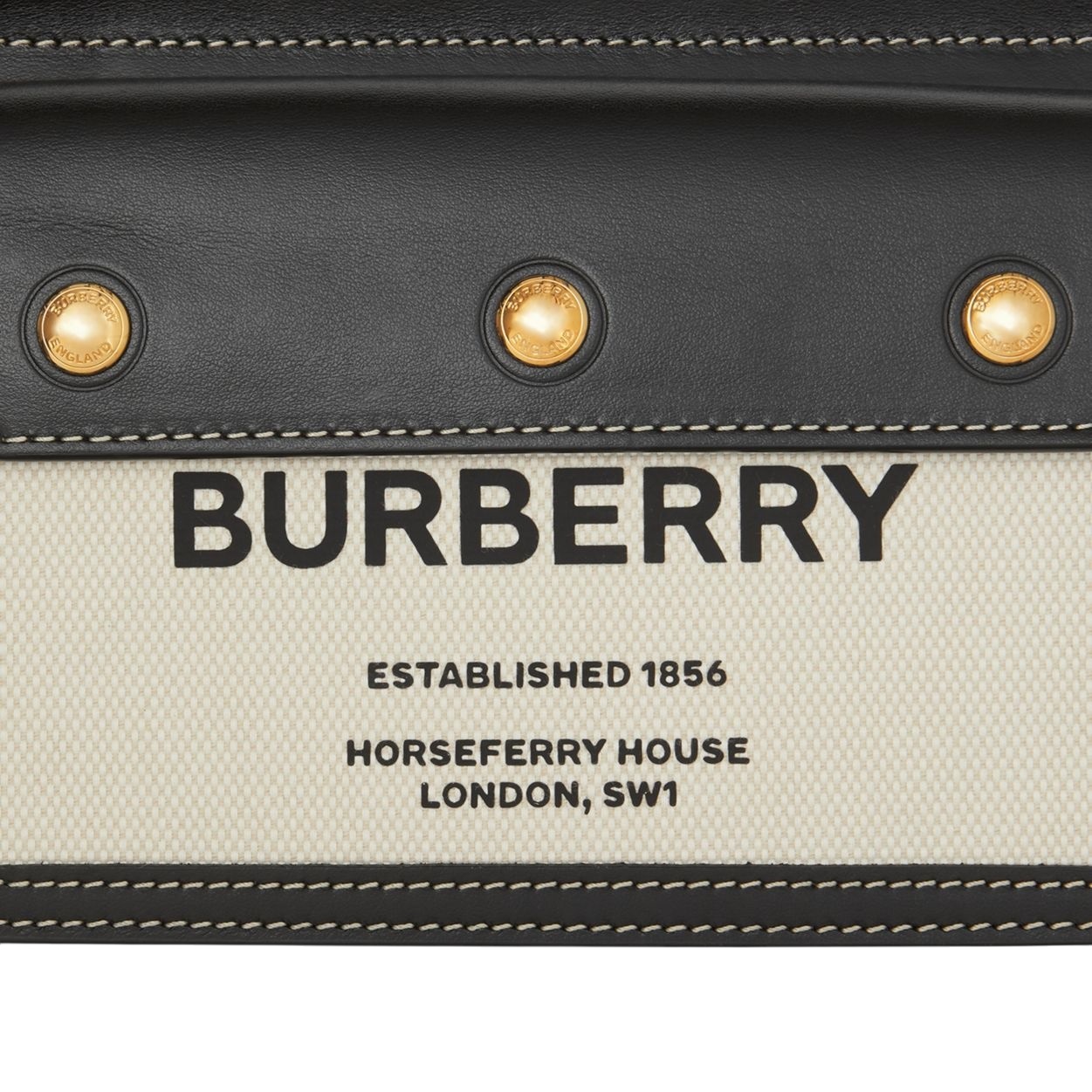 Túi Burberry Mini Horseferry Print Title Bag with Pocket Detail 1