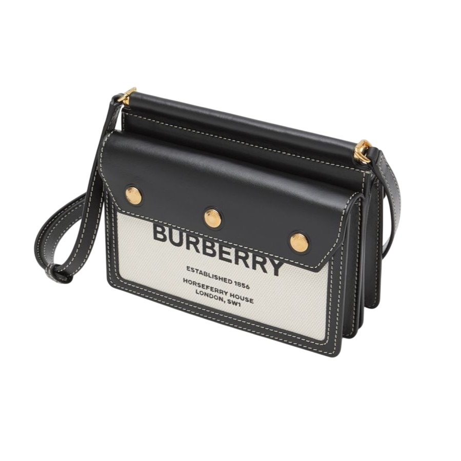Túi Burberry Mini Horseferry Print Title Bag with Pocket Detail 5