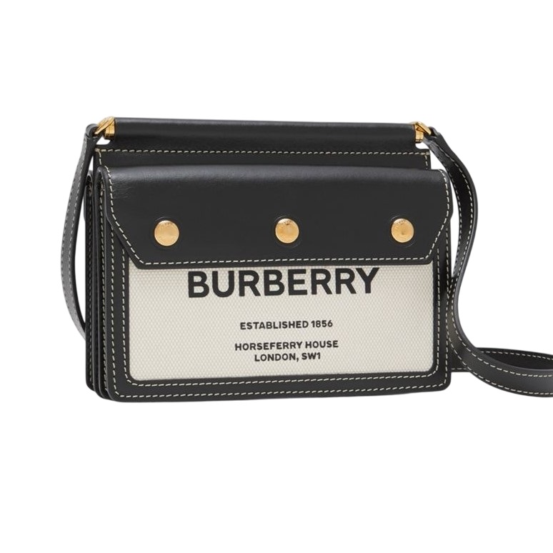 Túi Burberry Mini Horseferry Print Title Bag with Pocket Detail 7