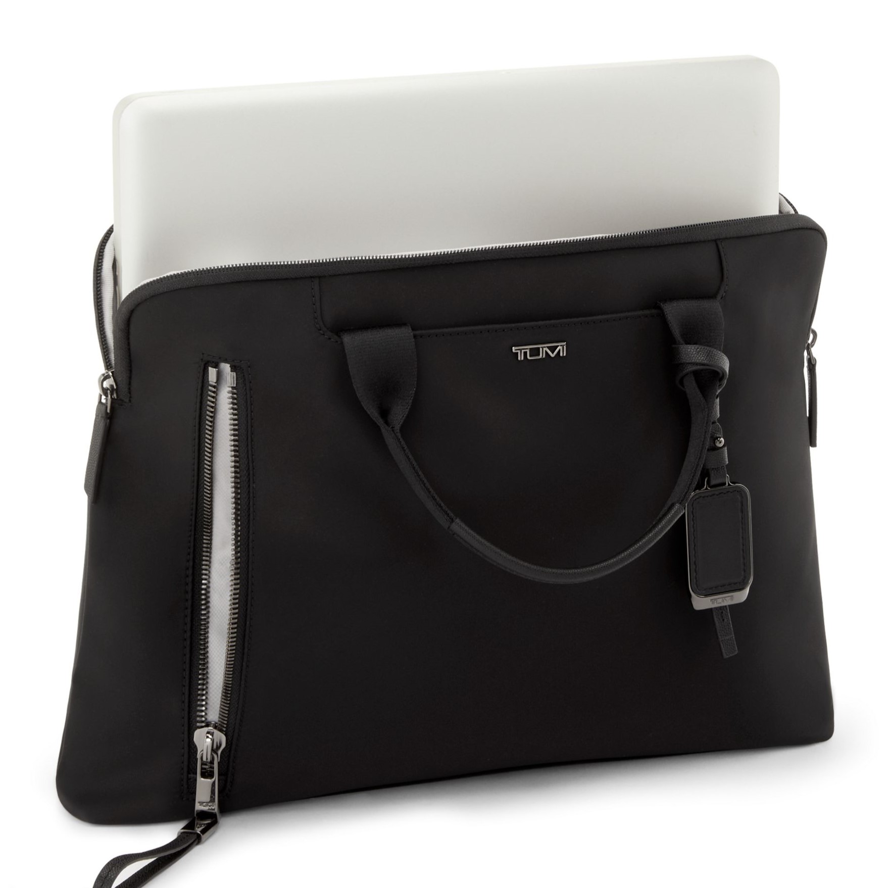Cặp xách văn phòng Tumi Voyageur Benin Laptop Carrier Black Gunmetal 4