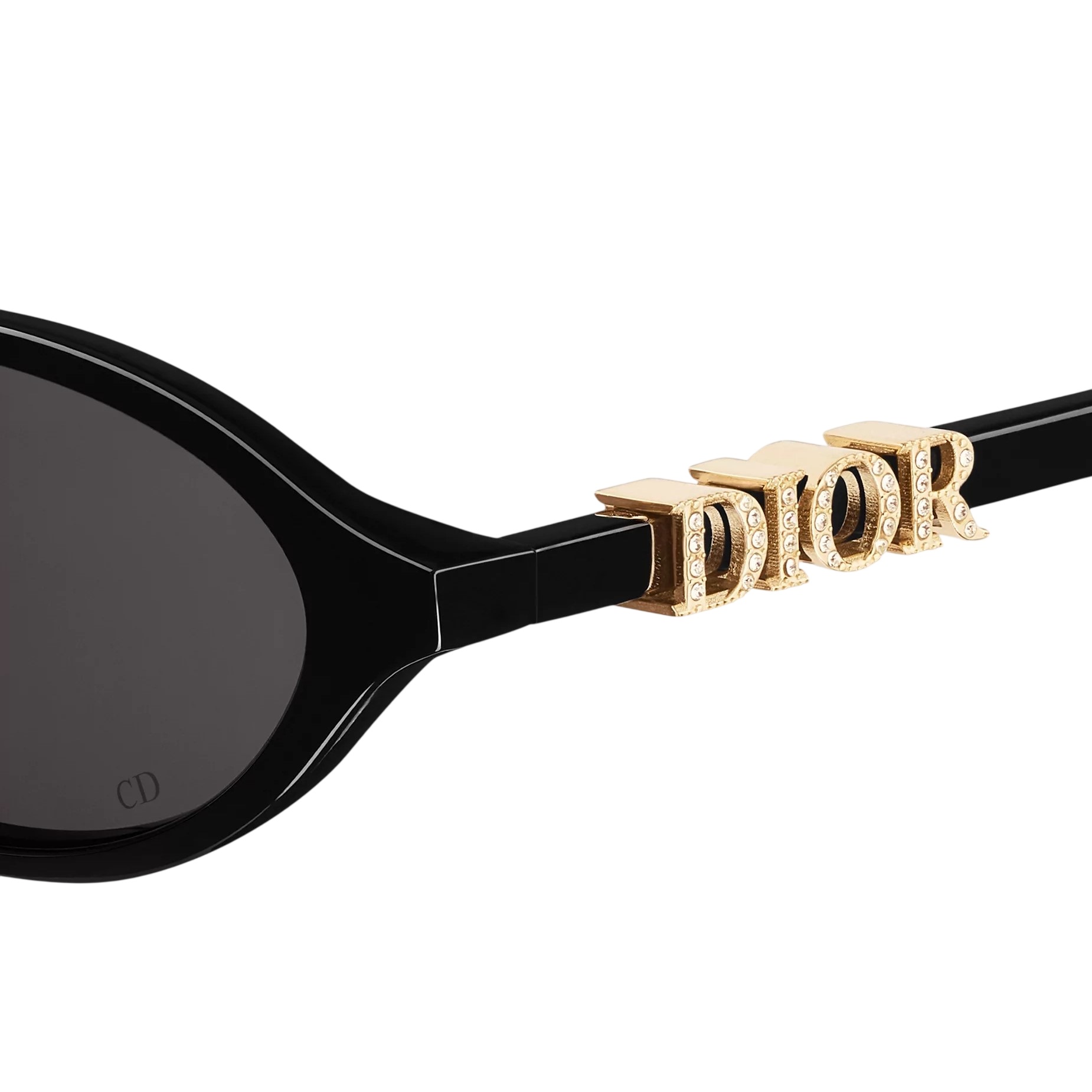 Kính mát DiorTreasure R1I Black Oval Sunglasses 1