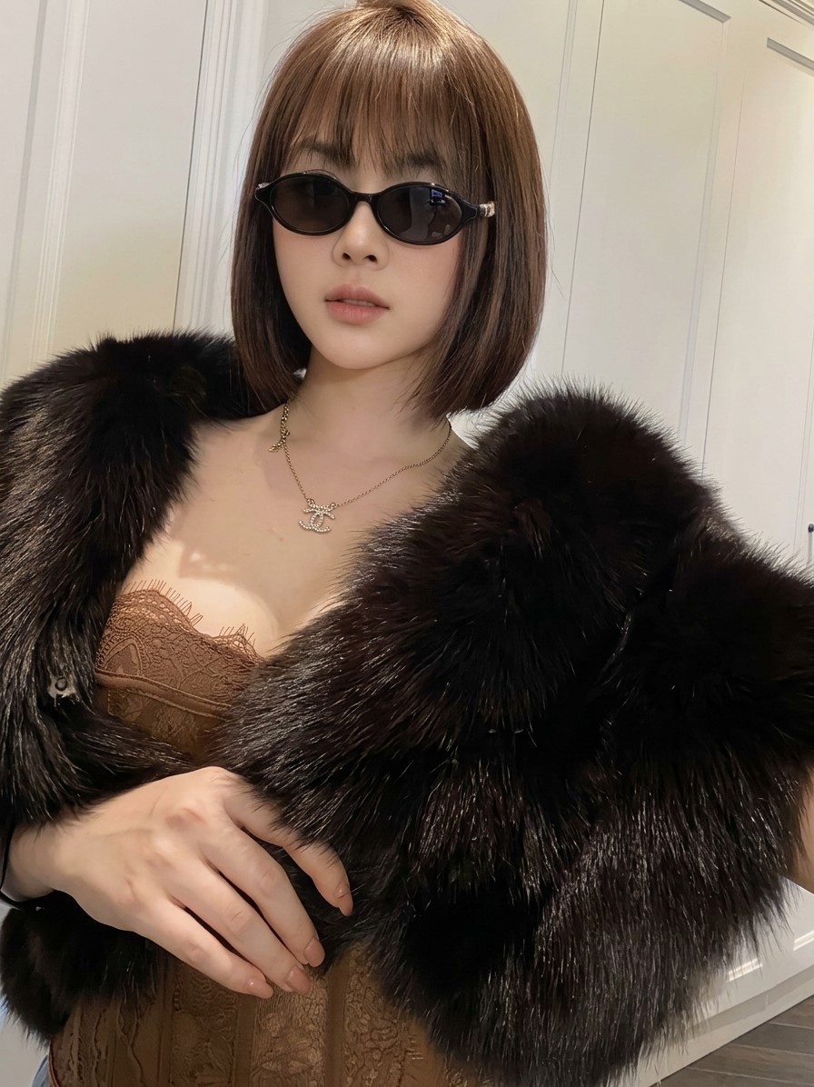 Kính mát DiorTreasure R1I Black Oval Sunglasses 11