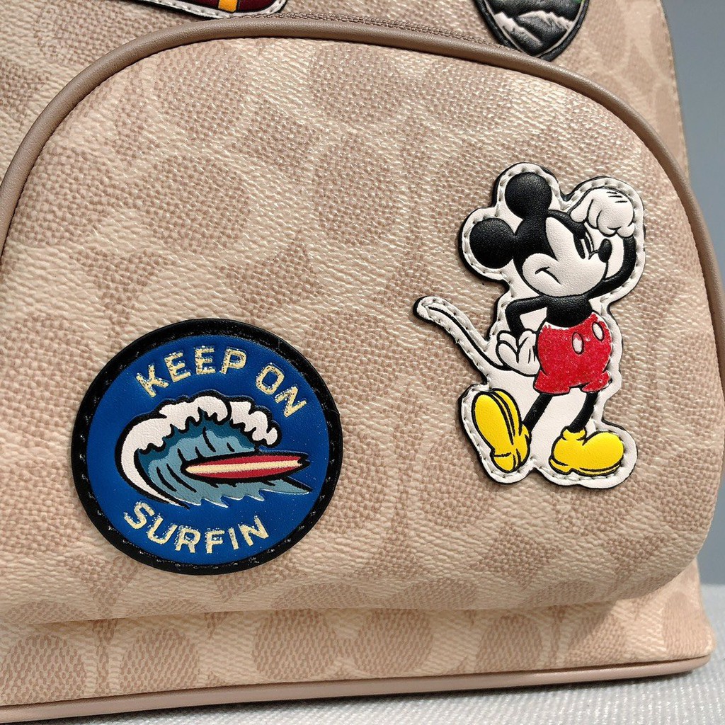 BALO NỮ COACH CARRIE BACKPACK 23 DISNEY COLLABORATION MICKEY MOUSE 11