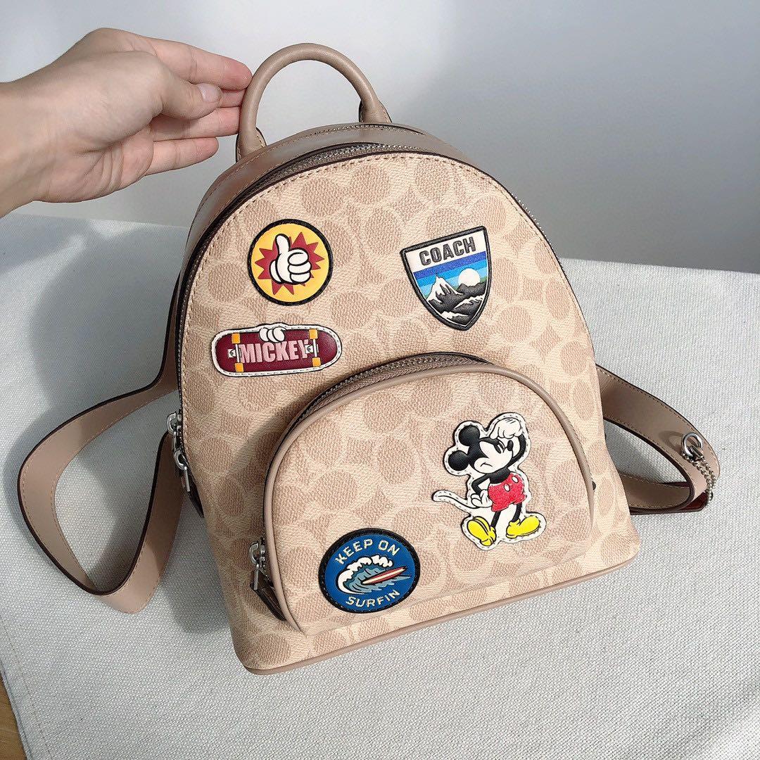 BALO NỮ COACH CARRIE BACKPACK 23 DISNEY COLLABORATION MICKEY MOUSE 13