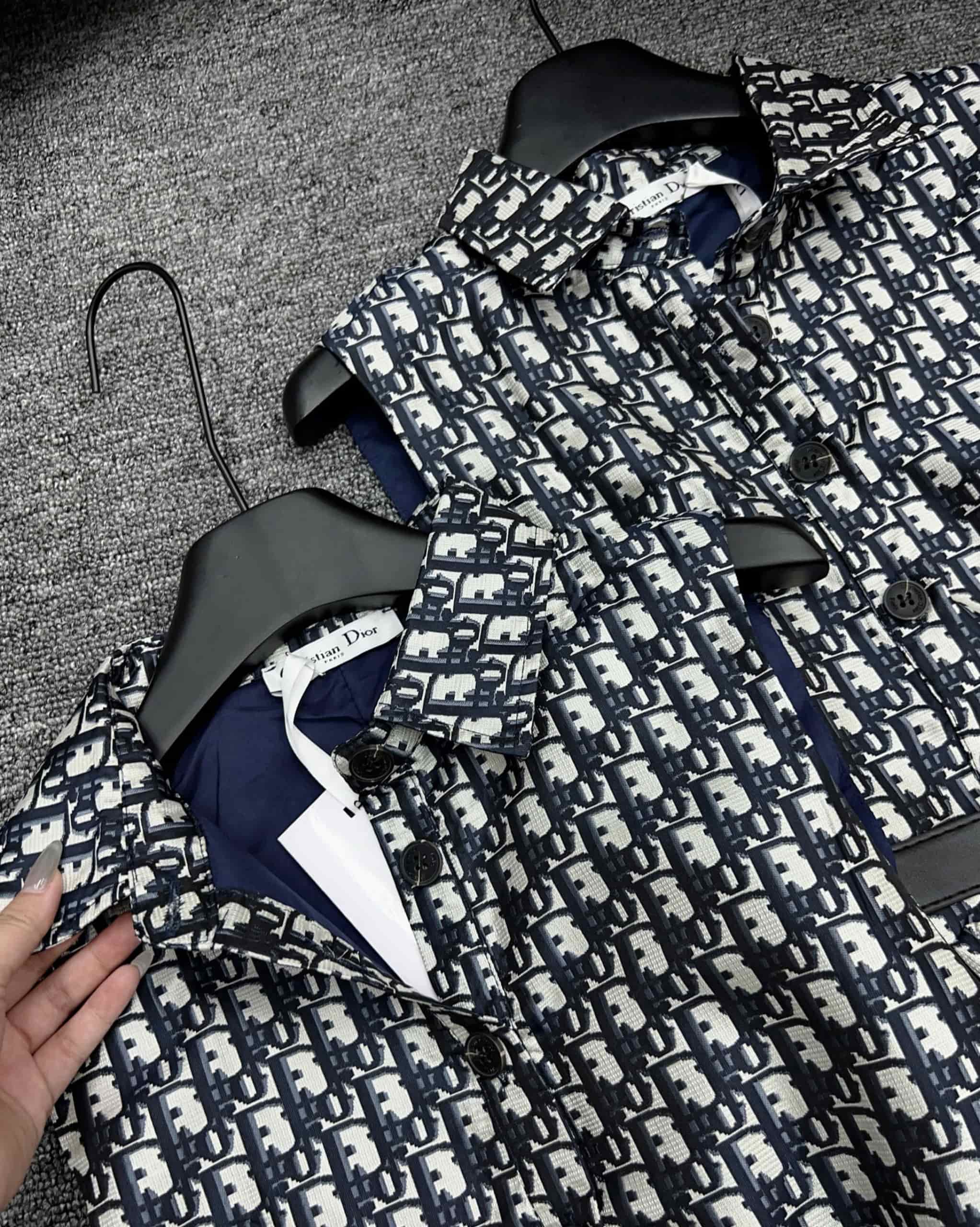 Áo đầm nữ Dior kèm thắt lưng 1