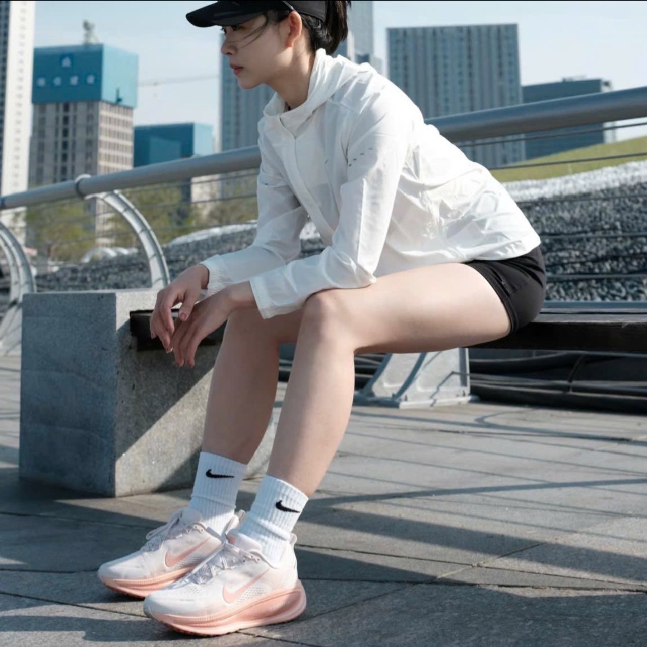Giày Nike nữ Vomero 18 Running Shoes Light Soft Pink Madder Root HM6804-601 15