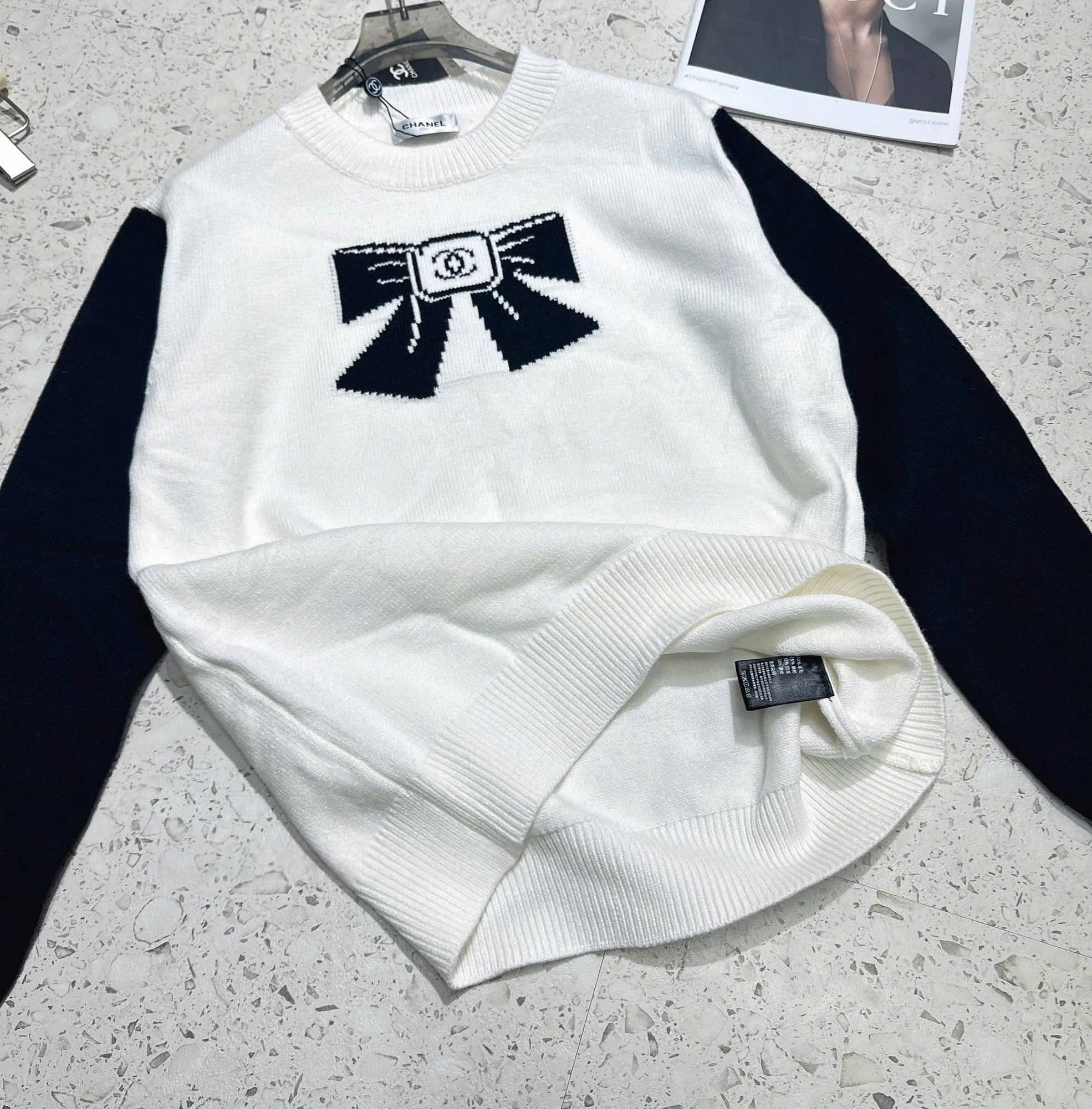 Áo Chanel Sweater Wool And Cashmere 6