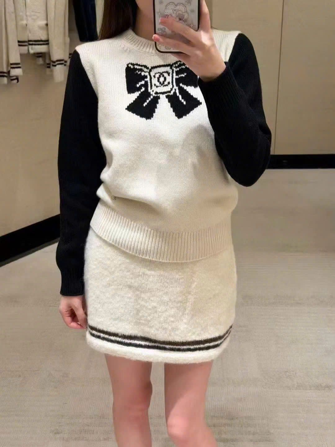 Áo Chanel Sweater Wool And Cashmere 8
