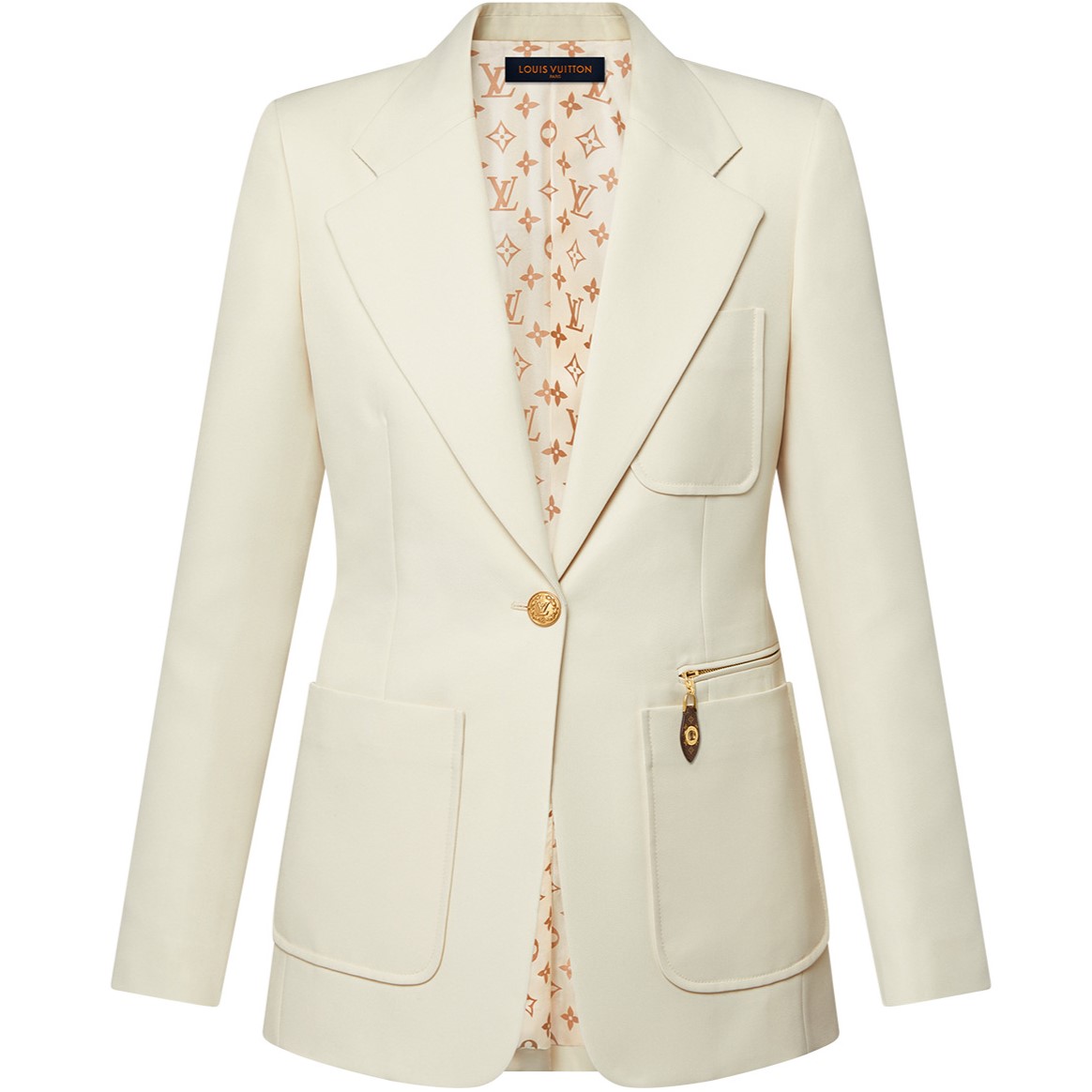 Áo khoác vest LV Louis Vuitton Technical Gabardine Preppy Blazer 1