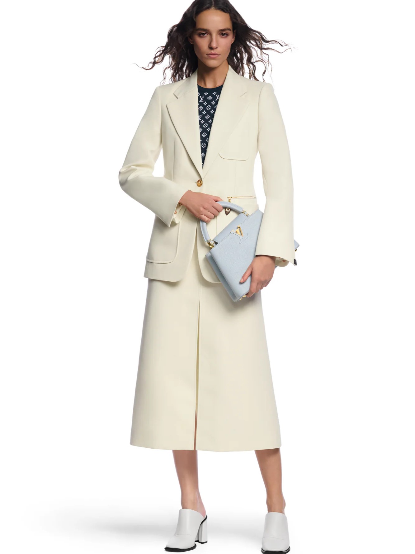 Áo khoác vest LV Louis Vuitton Technical Gabardine Preppy Blazer 3