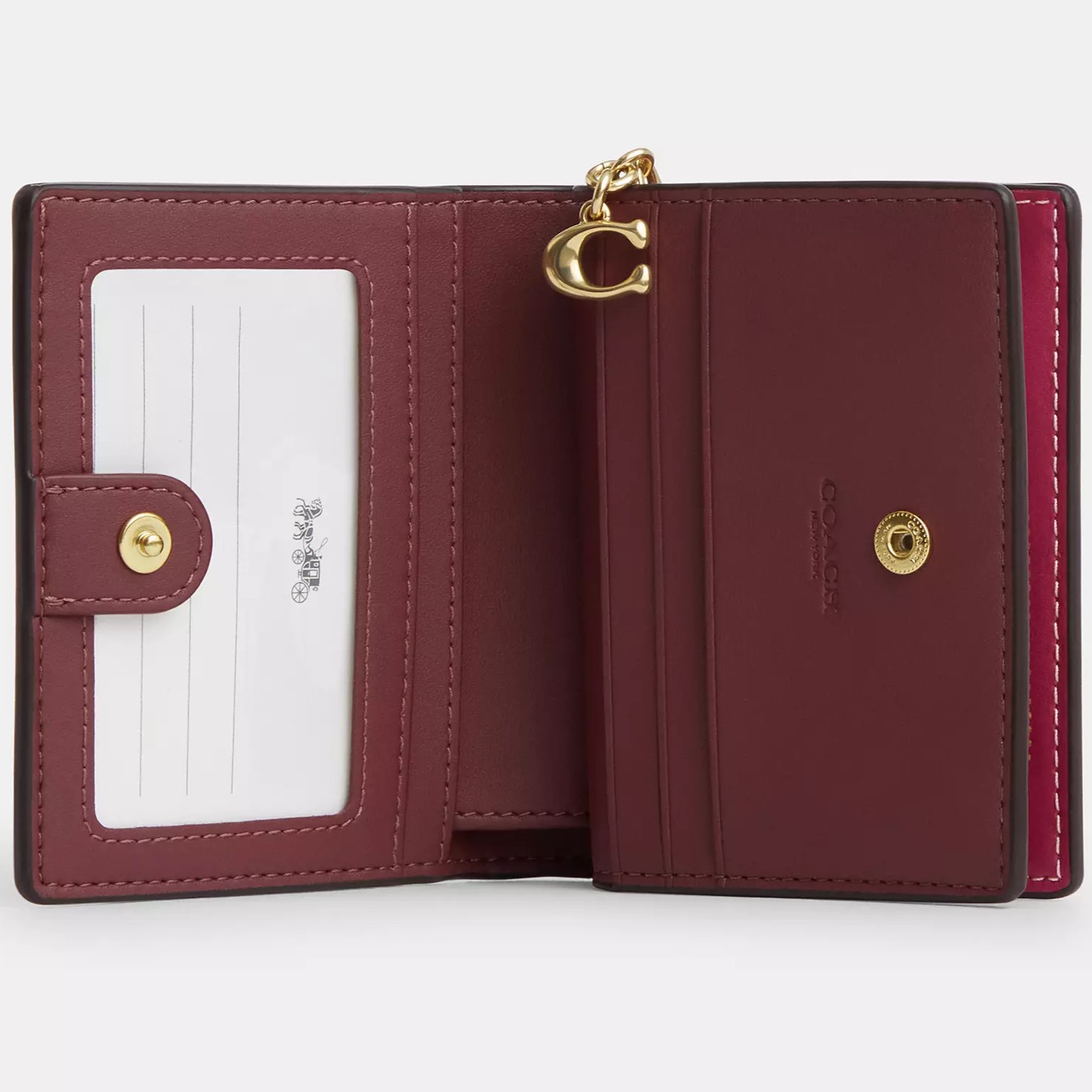 Ví Coach ngắn Snap Wallet With Cherry Print CR940 2