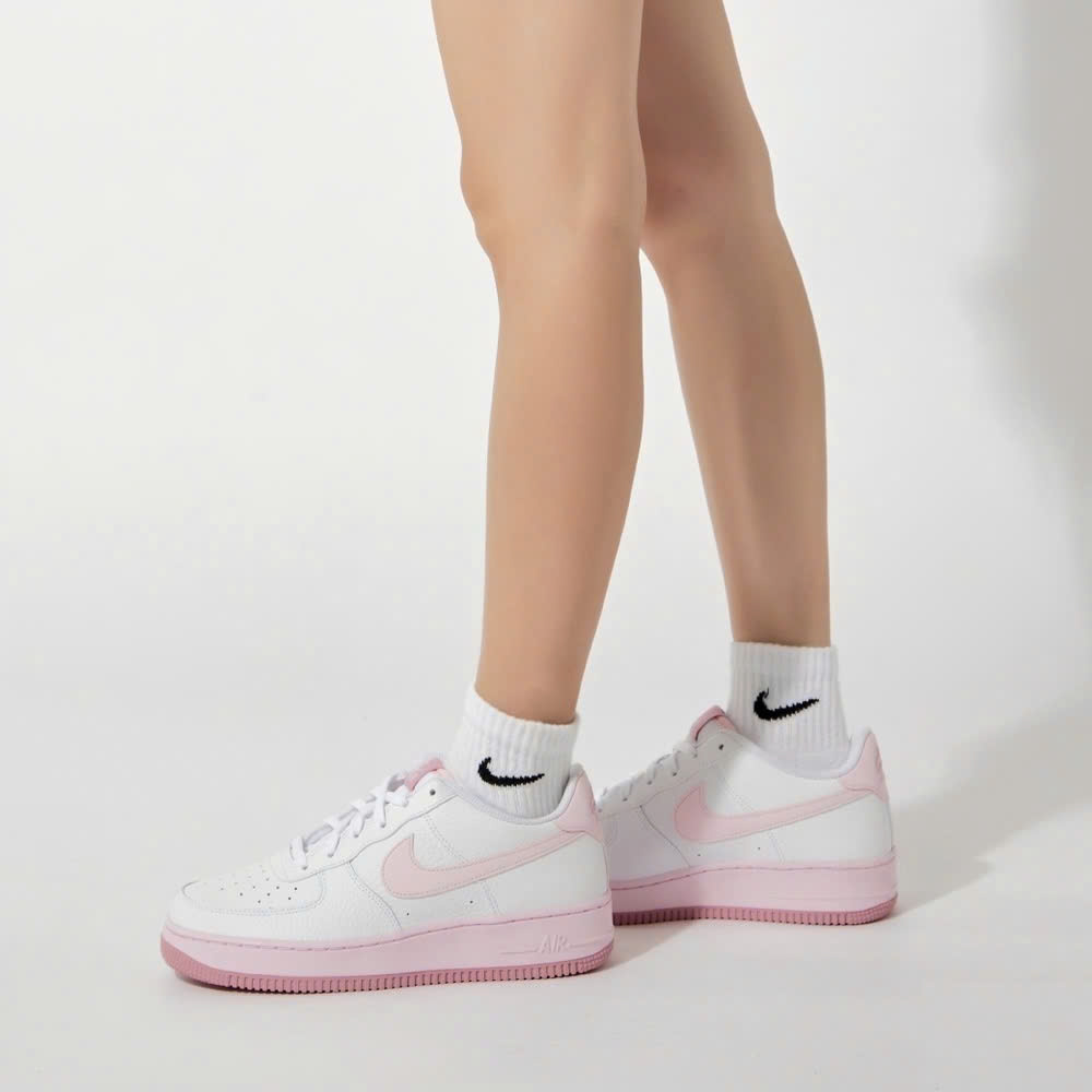 Giày Nike nữ Air Force 1 GS White Pink Foam CT3839-107 5