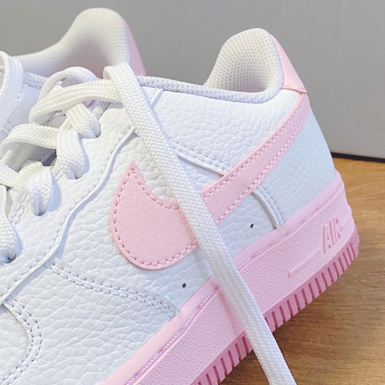 Giày Nike nữ Air Force 1 GS White Pink Foam CT3839-107 6