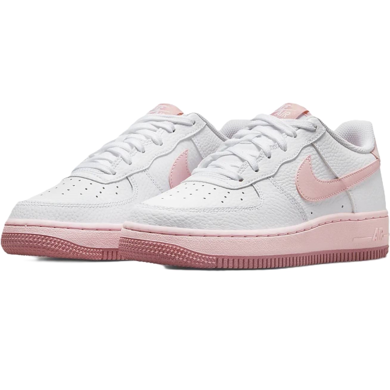 Giày Nike nữ Air Force 1 GS White Pink Foam CT3839-107 10