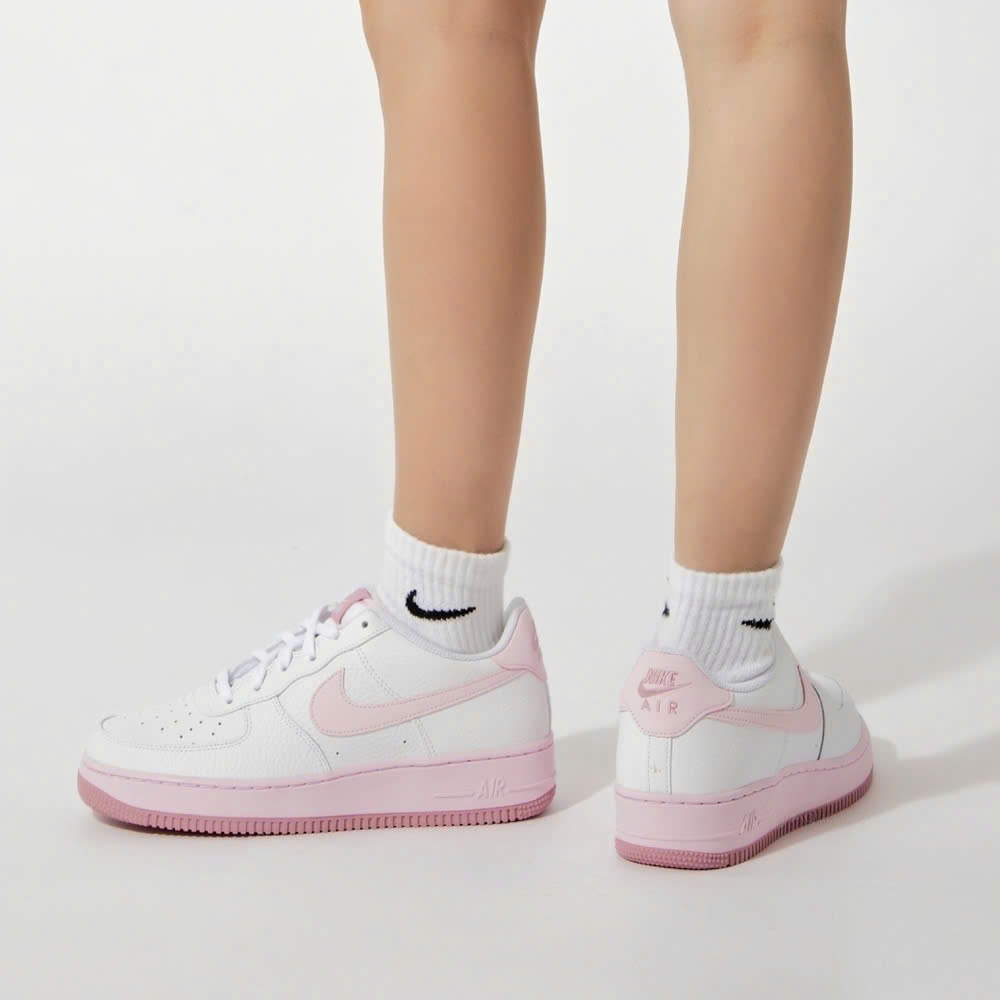 Giày Nike nữ Air Force 1 GS White Pink Foam CT3839-107 11